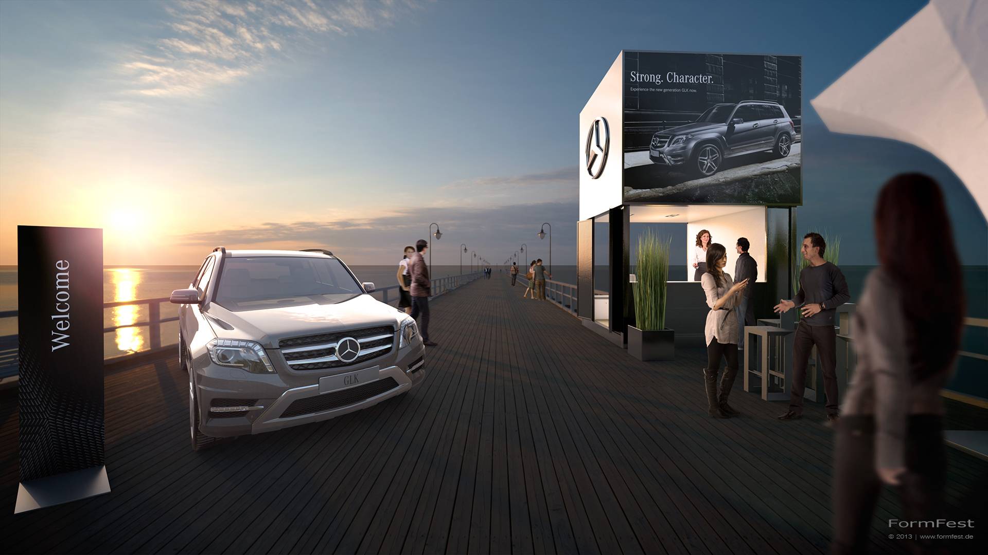 3D-Visualisierung-Rendering-Mercedes-Benz-Event-GLK