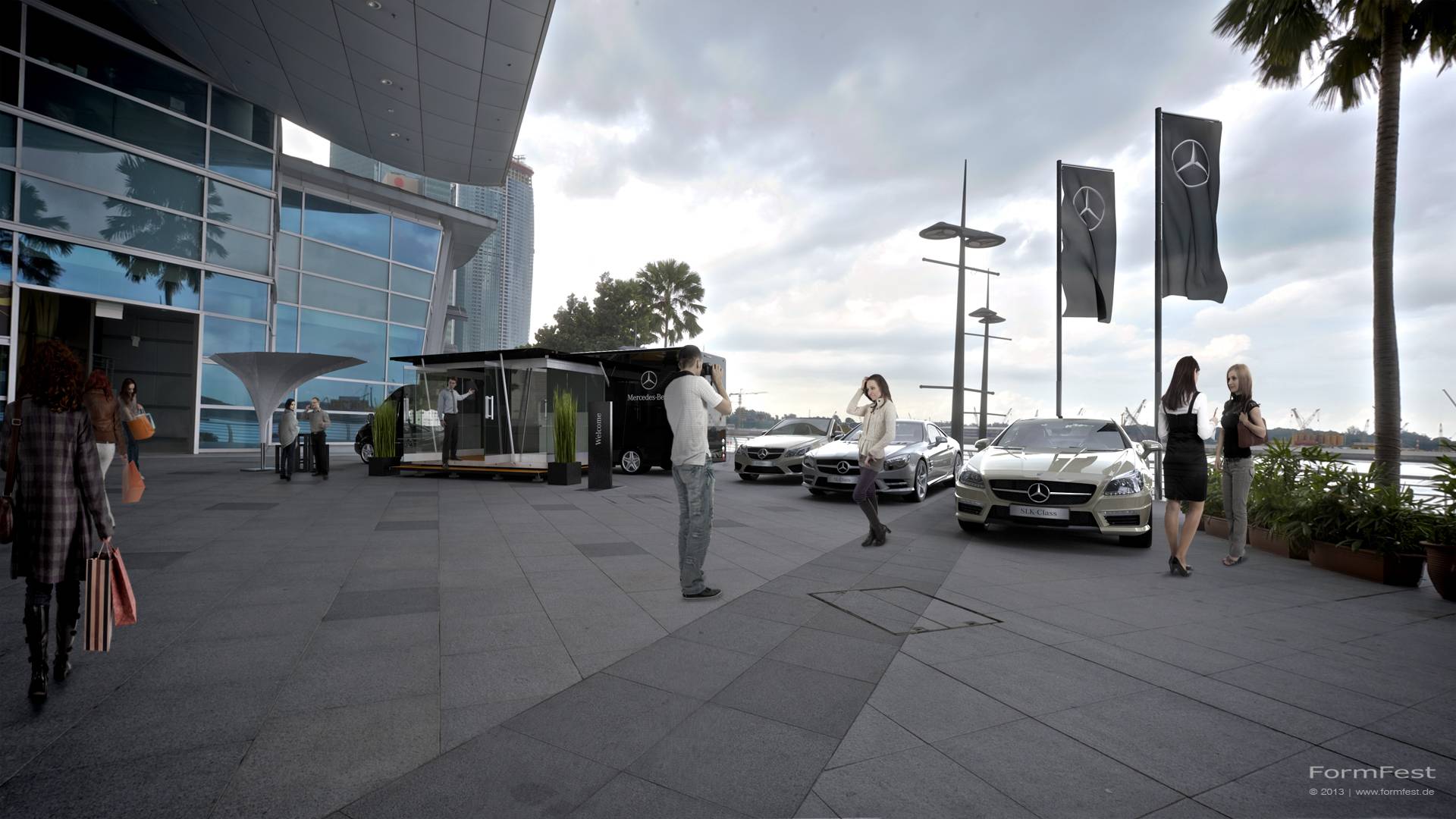 3D-Visualisierung-Rendering-Mercedes-Benz-Event
