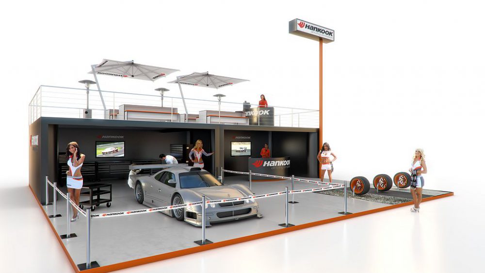 Event und Messeauftritt Hankook, Visualisierung, 3D, Pitch