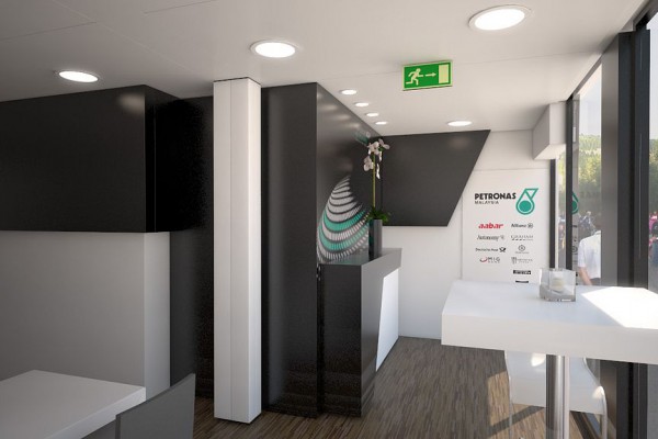Mercedes GP Petronas Counter, Visualisierung