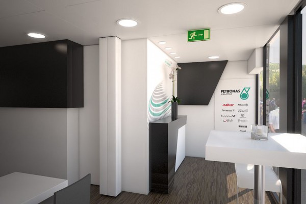 Mercedes GP Petronas Counter, Visualisierung