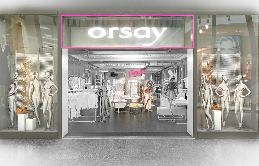 Orsay, Shopkonzept, Visualisierung