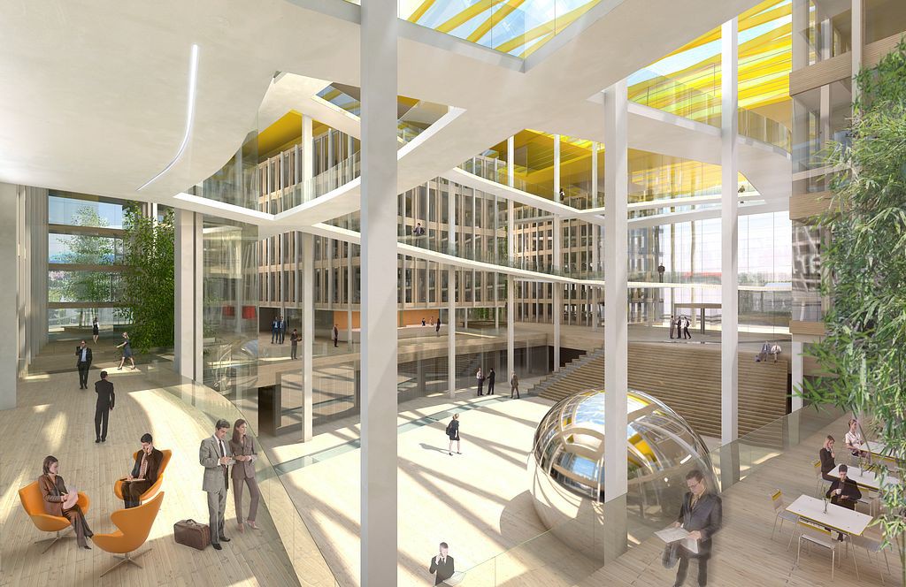 Wettbewerb Ernst & Young, Stuttgart, Visualisierung, 3D