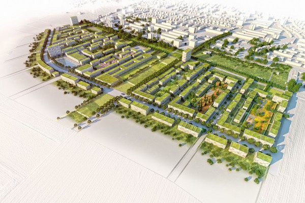 Städtebaulicher Wettbewerb, Freiham, München, Visualisierung, 3D