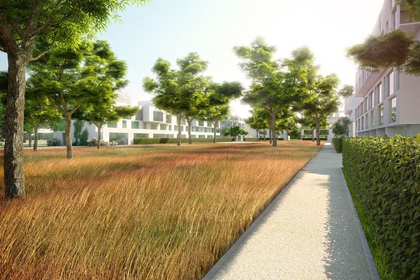 Städtebaulicher Wettbewerb, Freiham, München, Visualisierung, 3D
