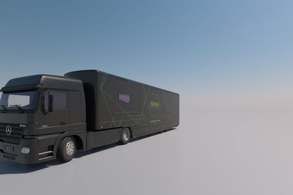 Promotruck Hugo Boss, 3D, Visualisierung
