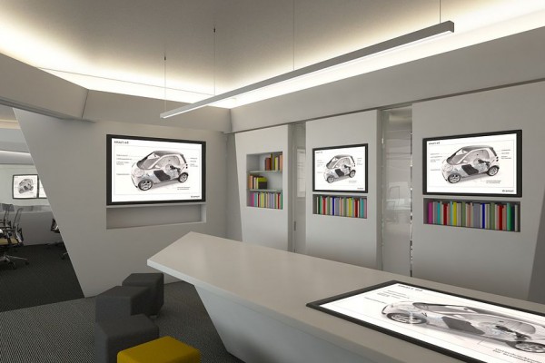 Fraunhofer Institut, Innenraum 3D Visualisierung