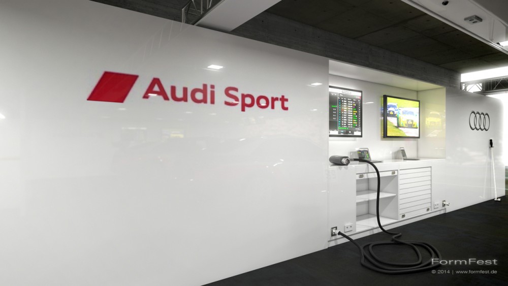 Box Audi, Visualisierung, Design, Event