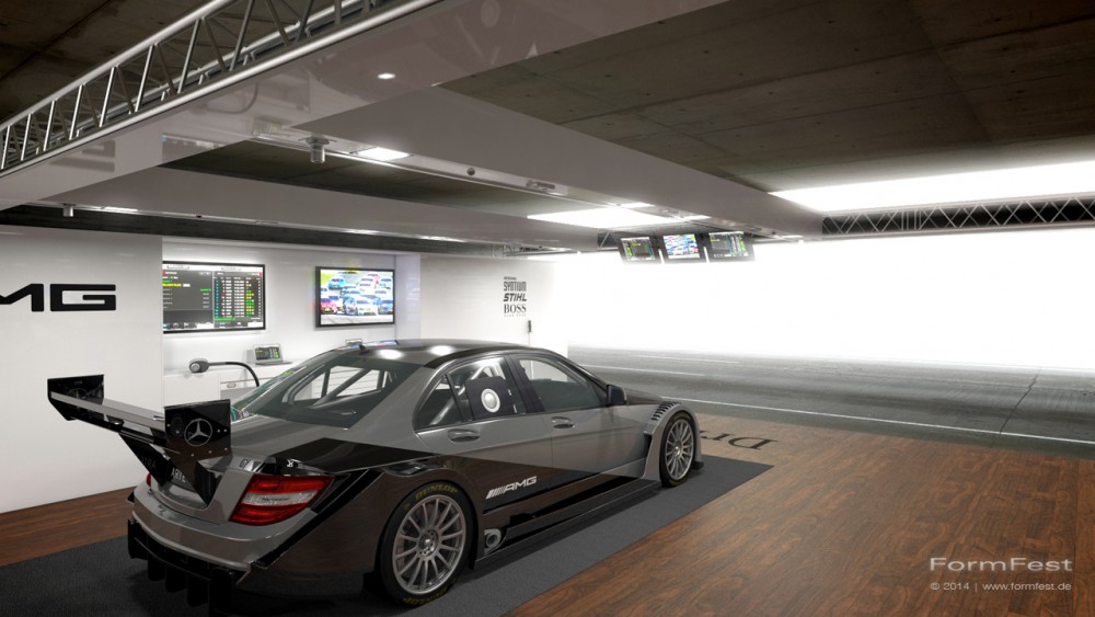 AMG Box Mercedes-Benz, Visualisierung, Design, Event