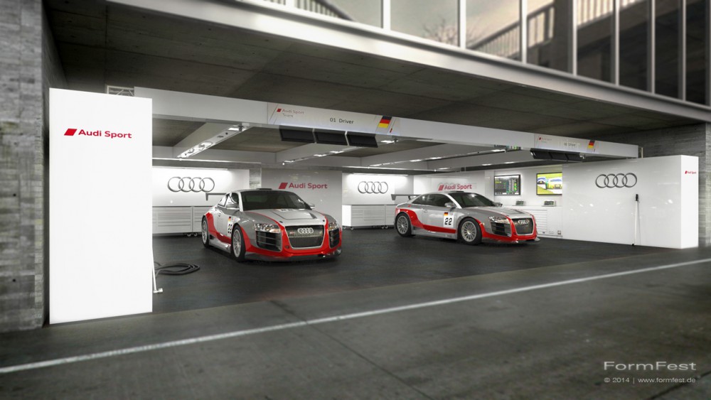 Box Audi, Visualisierung, Design, Event