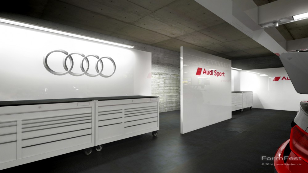 Box Audi, Visualisierung, Design, Event