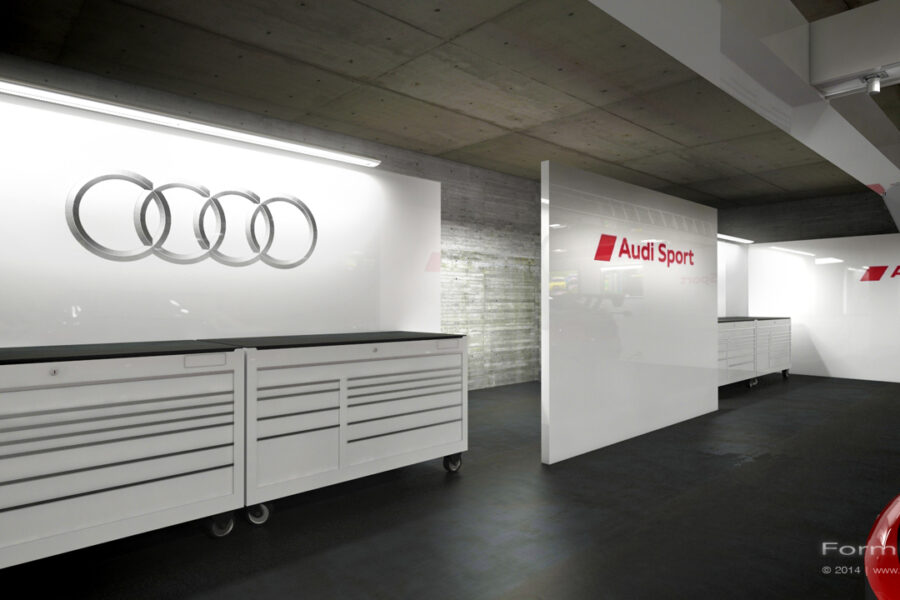 Box Audi, Visualisierung, Design, Event