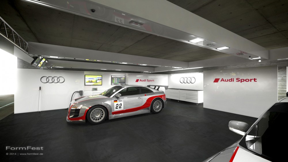 Box Audi, Visualisierung, Design, Event