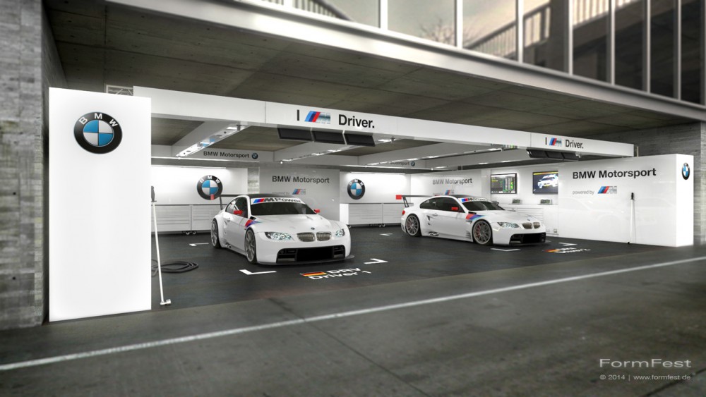 DTM Box BMW, Visualisierung, Design, Event