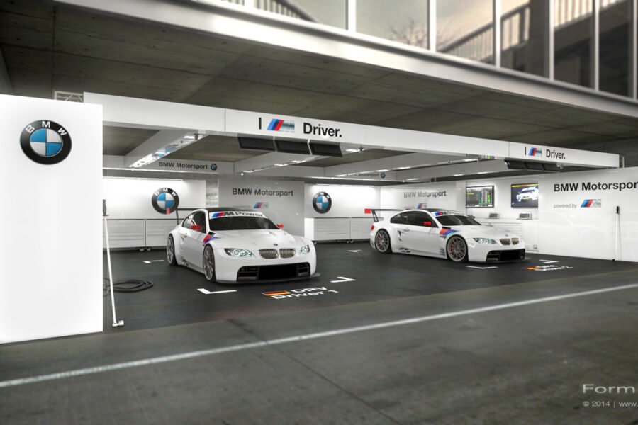 DTM Box BMW, Visualisierung, Design, Event