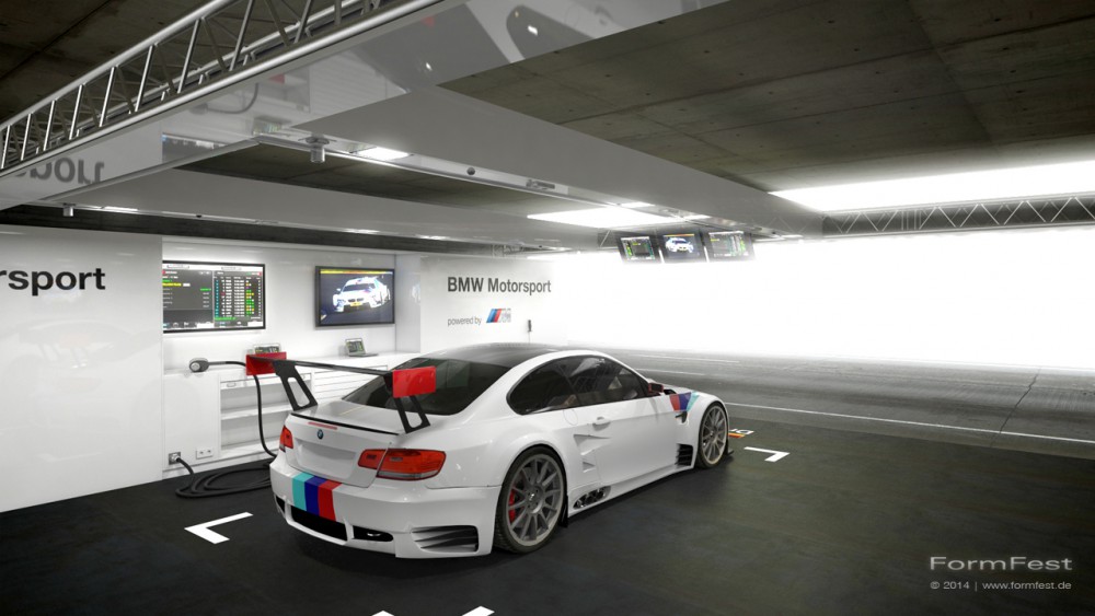 DTM Box BMW, Visualisierung, Design, Event