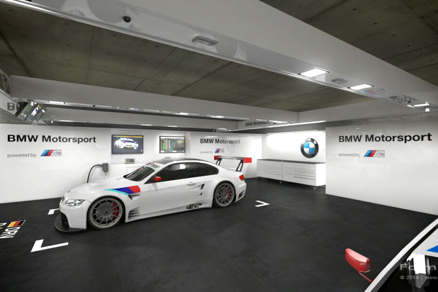 DTM Box BMW, Visualisierung, Design, Event