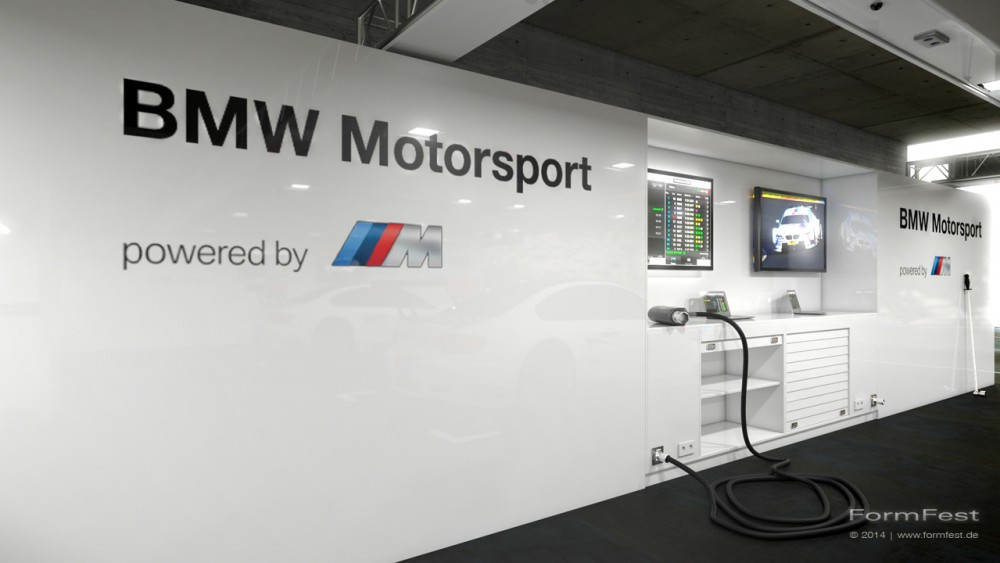 DTM Box BMW, Visualisierung, Design, Event