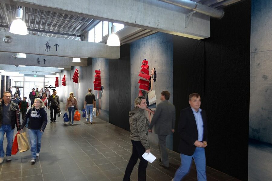 Outlet Center Metzingen, 3D, Visualisierung