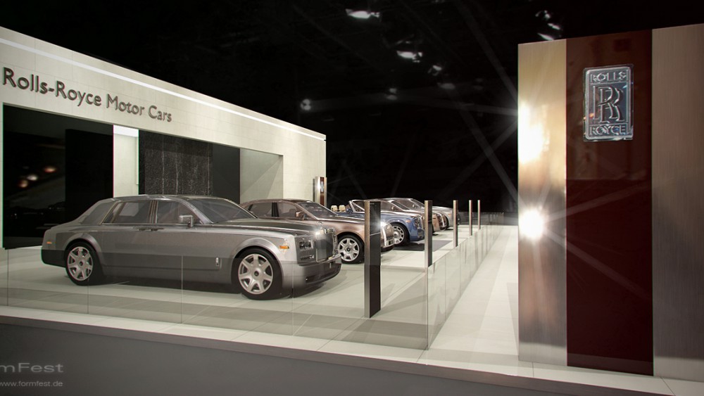 Rolls Royce Motor Cars, Messe, 3D Visualisierung