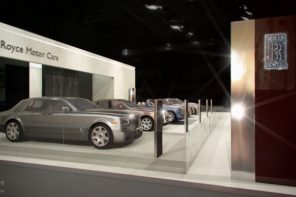 Rolls Royce Motor Cars, Messe, 3D Visualisierung