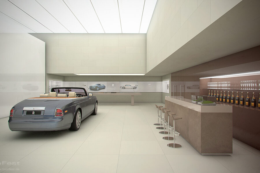 Rolls Royce Motor Cars, Messe, 3D Visualisierung