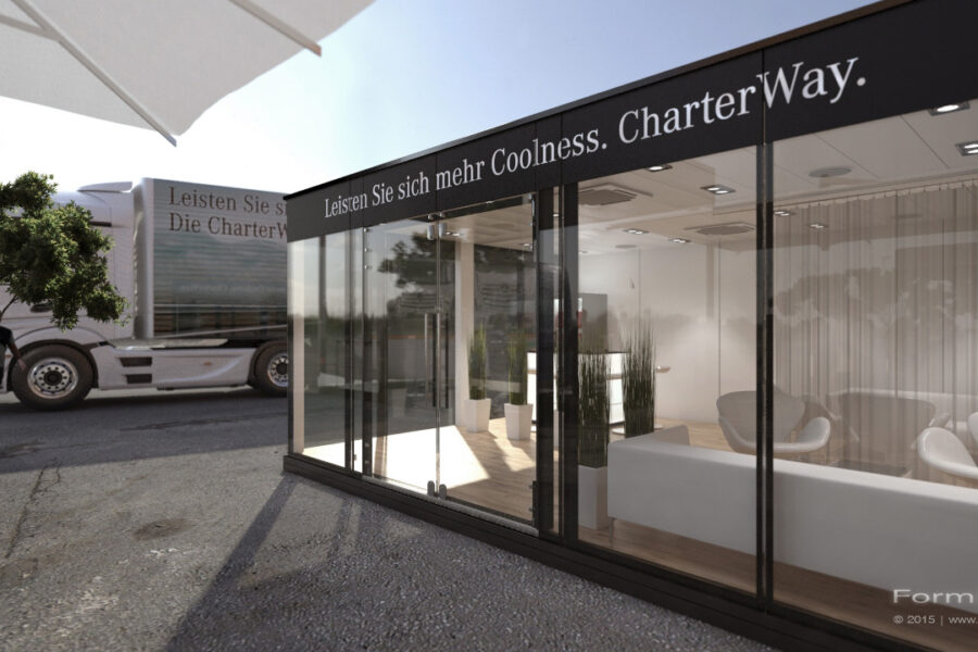 IAA, Mercedes-Benz: Charterway 2014, Jost FormFest 3D rendering visualisierung