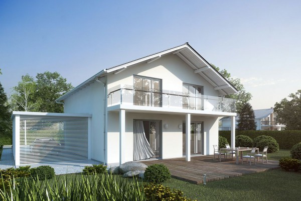 Klima-Häuser, Kern, 3D Visualisierung