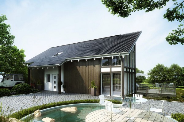 Klima-Häuser, Kern, 3D Visualisierung