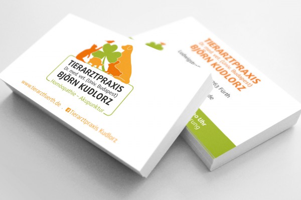 Visitenkarten Tierarztpraxis Björn Kudlorz