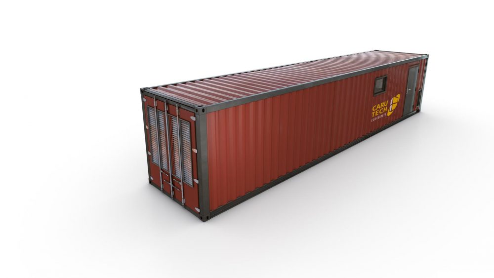 Tech-Con Caru-Tech Container Illustration Visualisierung Animation Rendering