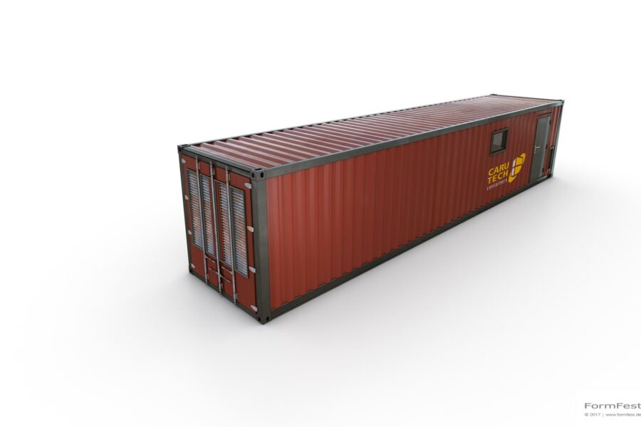 Tech-Con Caru-Tech Container Illustration Visualisierung Animation Rendering