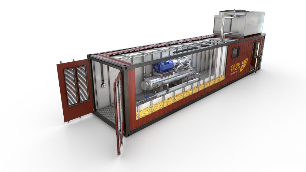 Tech-Con Caru-Tech Container Illustration Visualisierung Animation Rendering