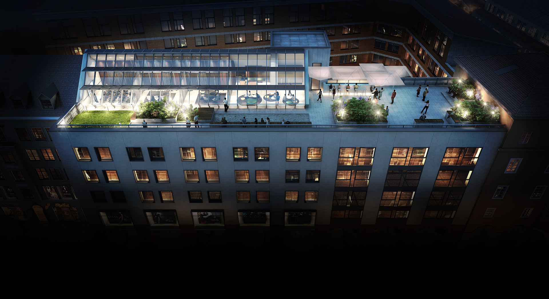 Visualisierung; 3D; Rendering; Muenchen Maffeistrasse