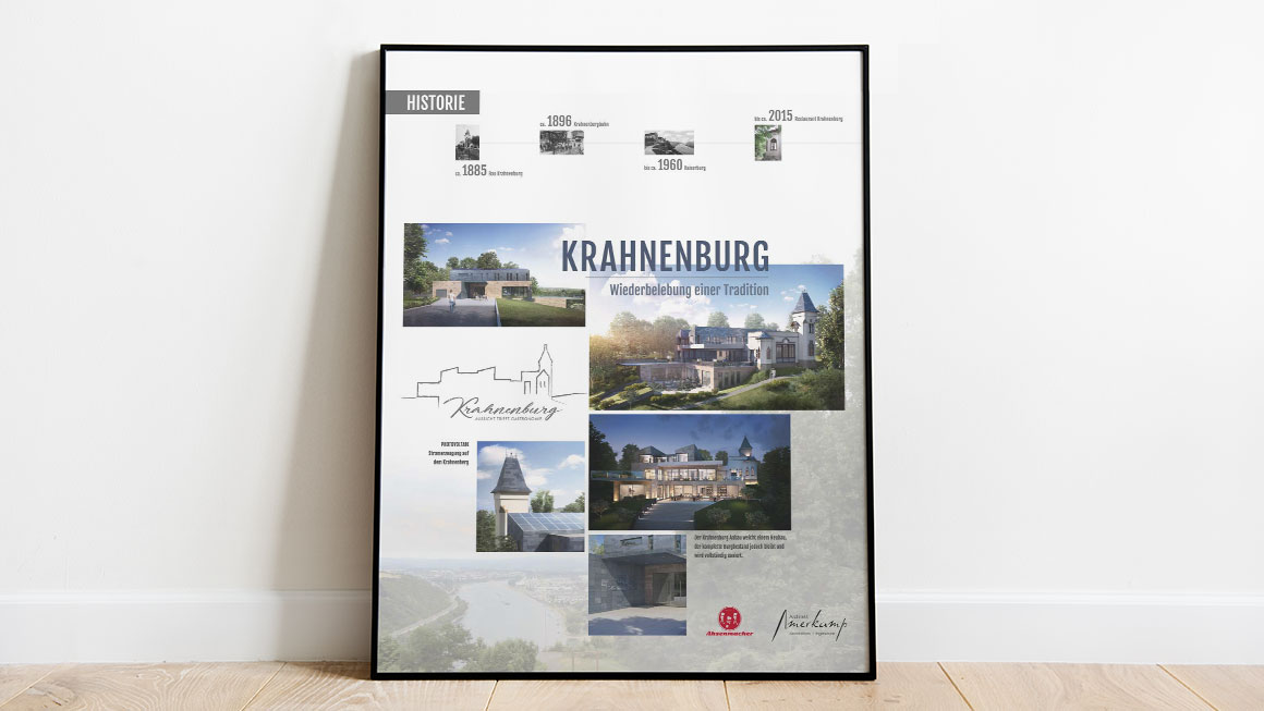 Gestaltung Poster Krahnenburg Andernach