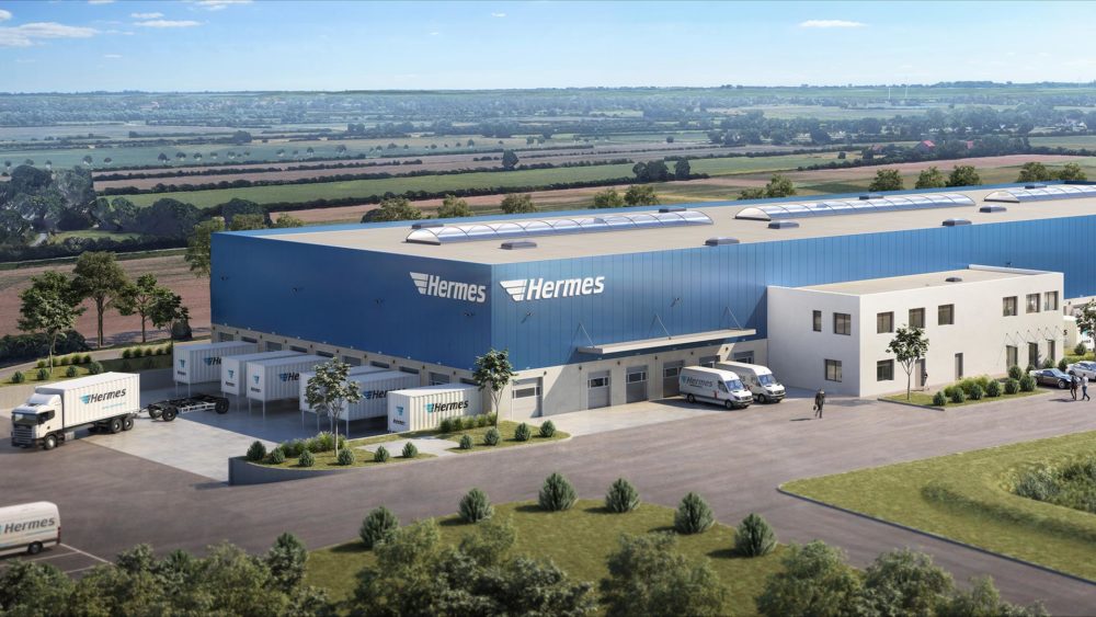 3D Visualisierung Goldbeck, Hermes, Weyhe, Logistikzentrum