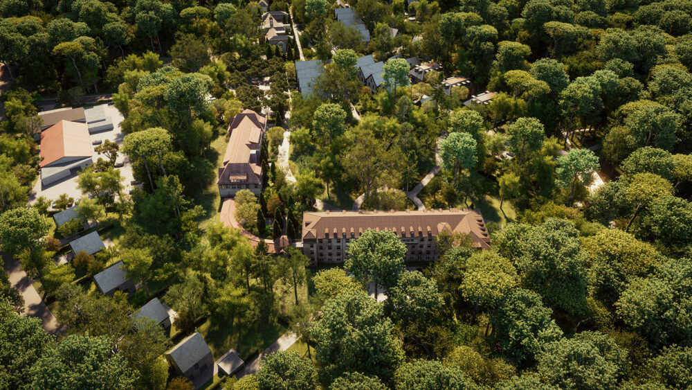 3D Visualisierung Flachsbäker Heide, Wildeshausen