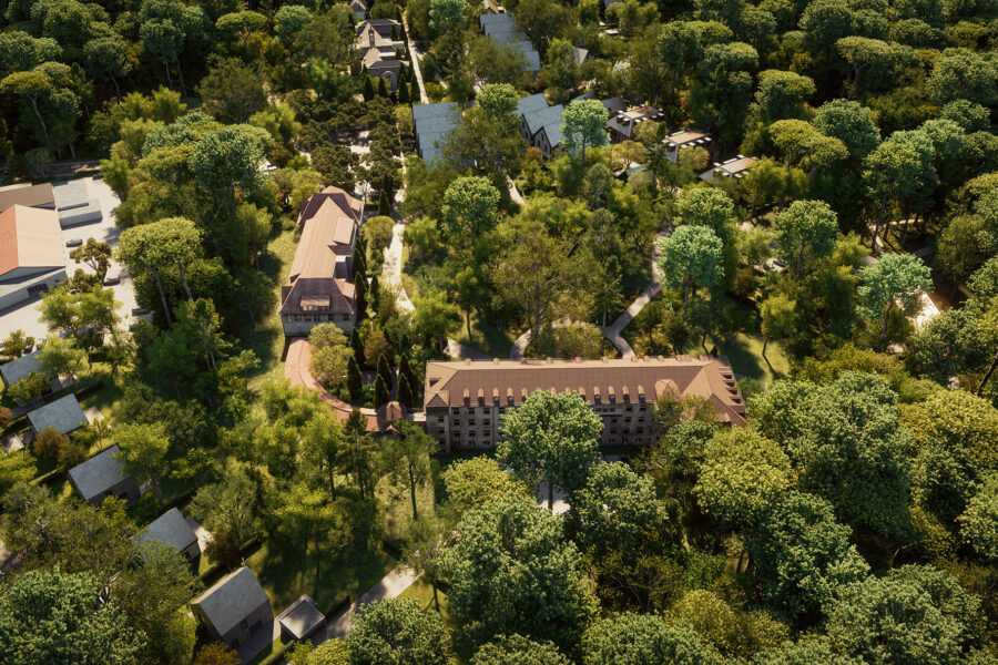 3D Visualisierung Flachsbäker Heide, Wildeshausen