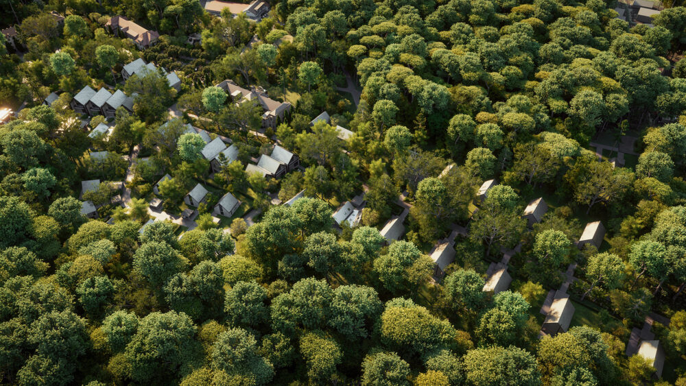 3D Visualisierung Flachsbäker Heide, Wildeshausen