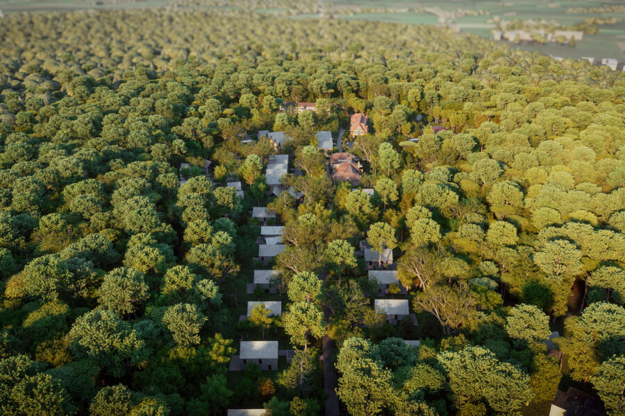 3D Visualisierung Flachsbäker Heide, Wildeshausen