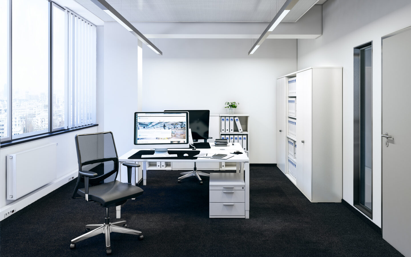 Büro; Innenraum; Visualisierung; 3D; Interieur, AXA, München
