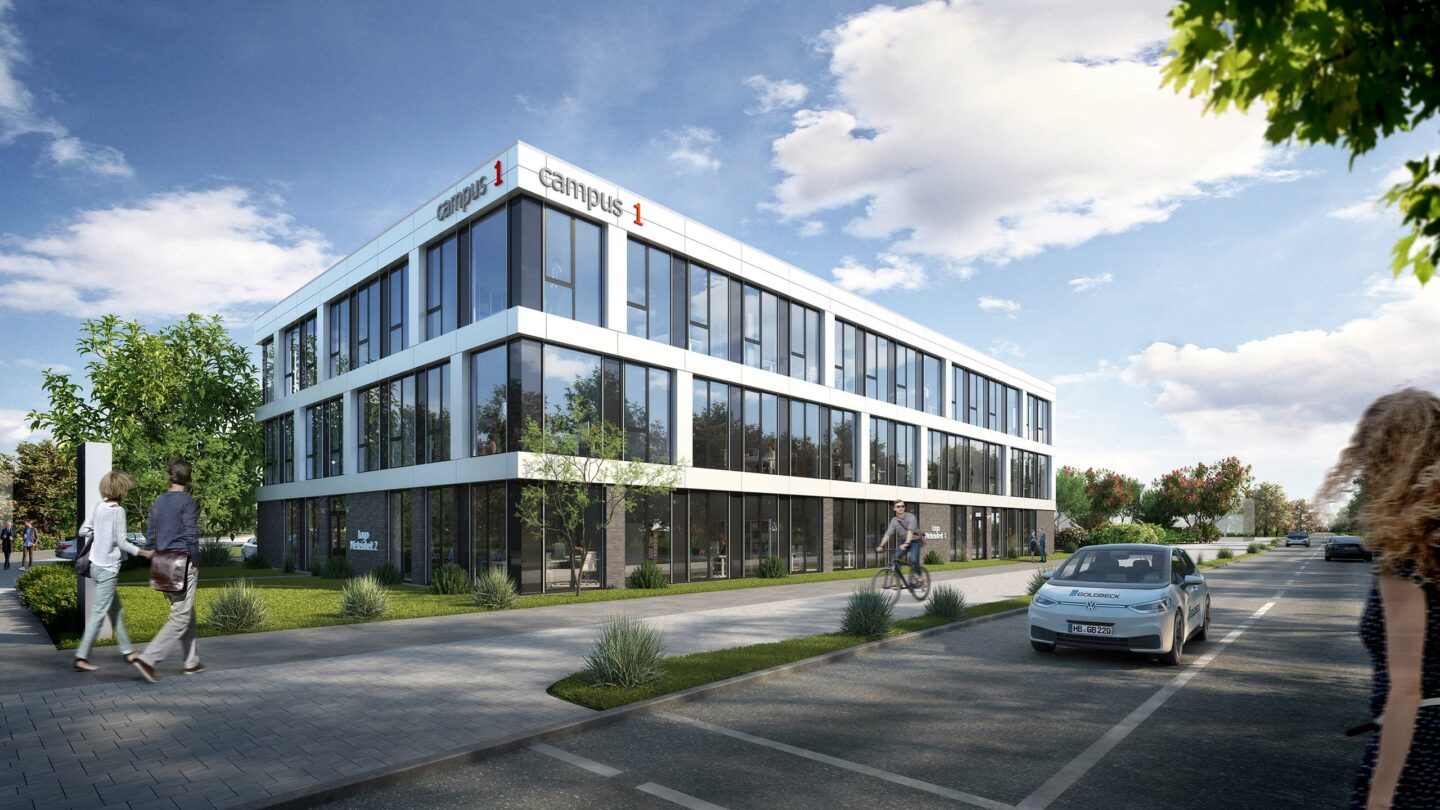 Visualisierung; 3D; Rendering; Goldbeck; Campus1