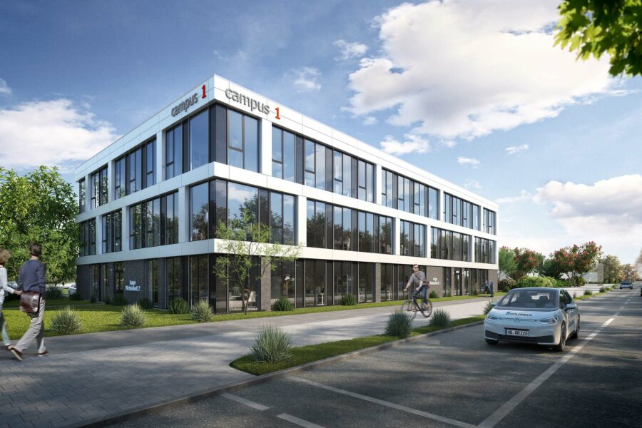 Visualisierung; 3D; Rendering; Goldbeck; Campus1