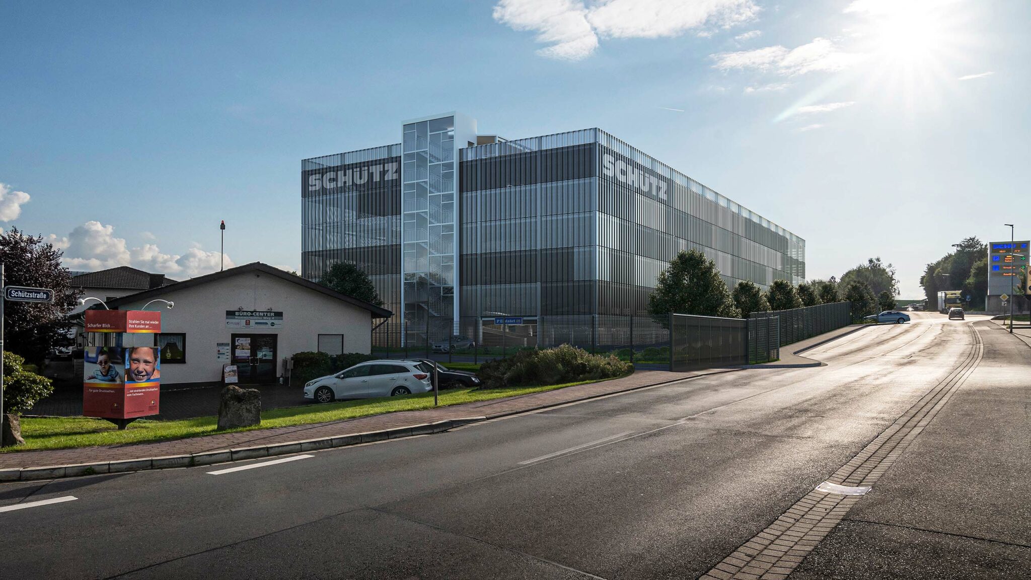 Visualisierung; 3D; Rendering; Parkhaus