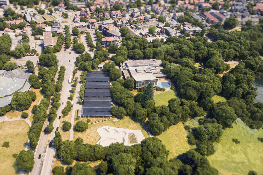 Illustration, Rendering, 3D, PARK-SOLAR, PPV, Waiblingen