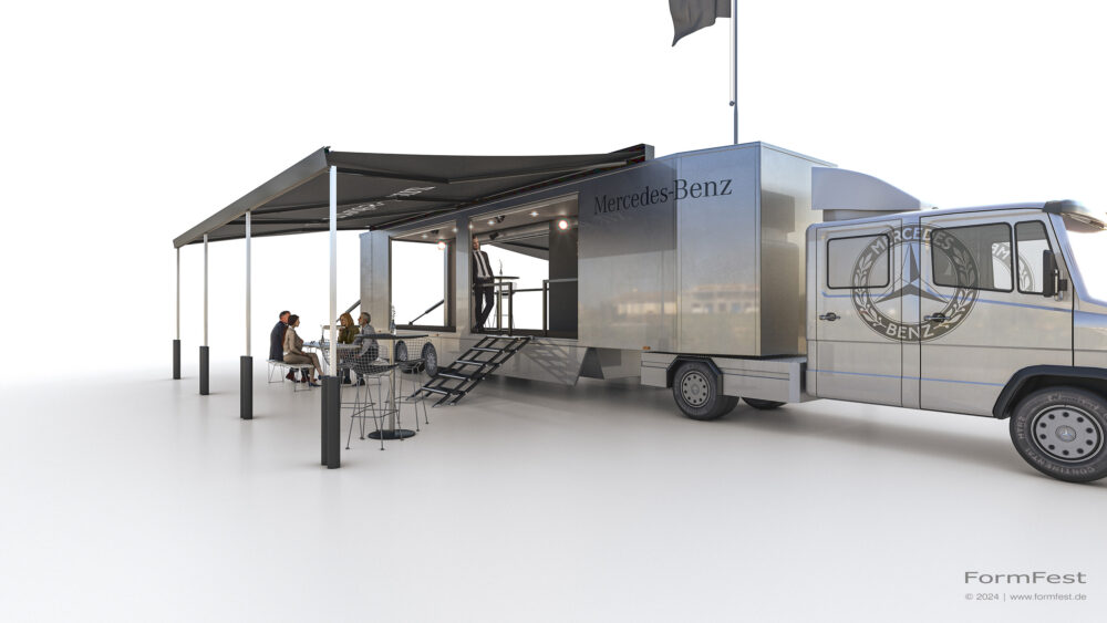 Visualisierung; 3D; Rendering; Jost VS; Mercdes-Benz; Heritage; Classic; Car