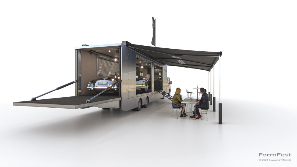 Visualisierung; 3D; Rendering; Jost VS; Mercdes-Benz; Heritage; Classic; Car