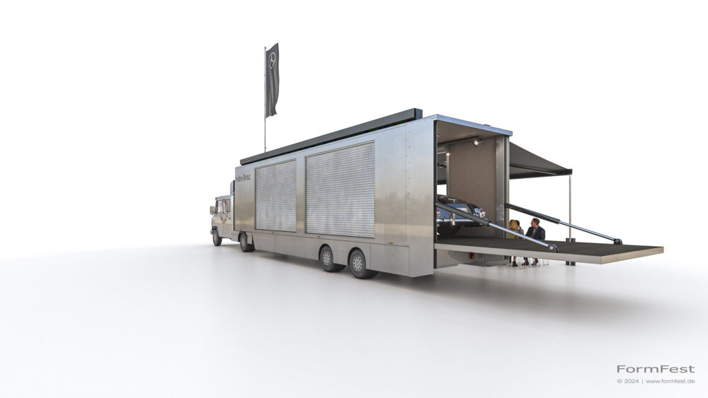 Visualisierung; 3D; Rendering; Jost VS; Mercdes-Benz; Heritage; Classic; Car