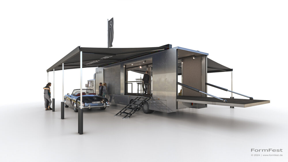 Visualisierung; 3D; Rendering; Jost VS; Mercdes-Benz; Heritage; Classic; Car