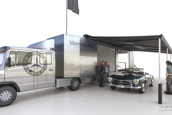 Visualisierung; 3D; Rendering; Jost VS; Mercdes-Benz; Heritage; Classic; Car